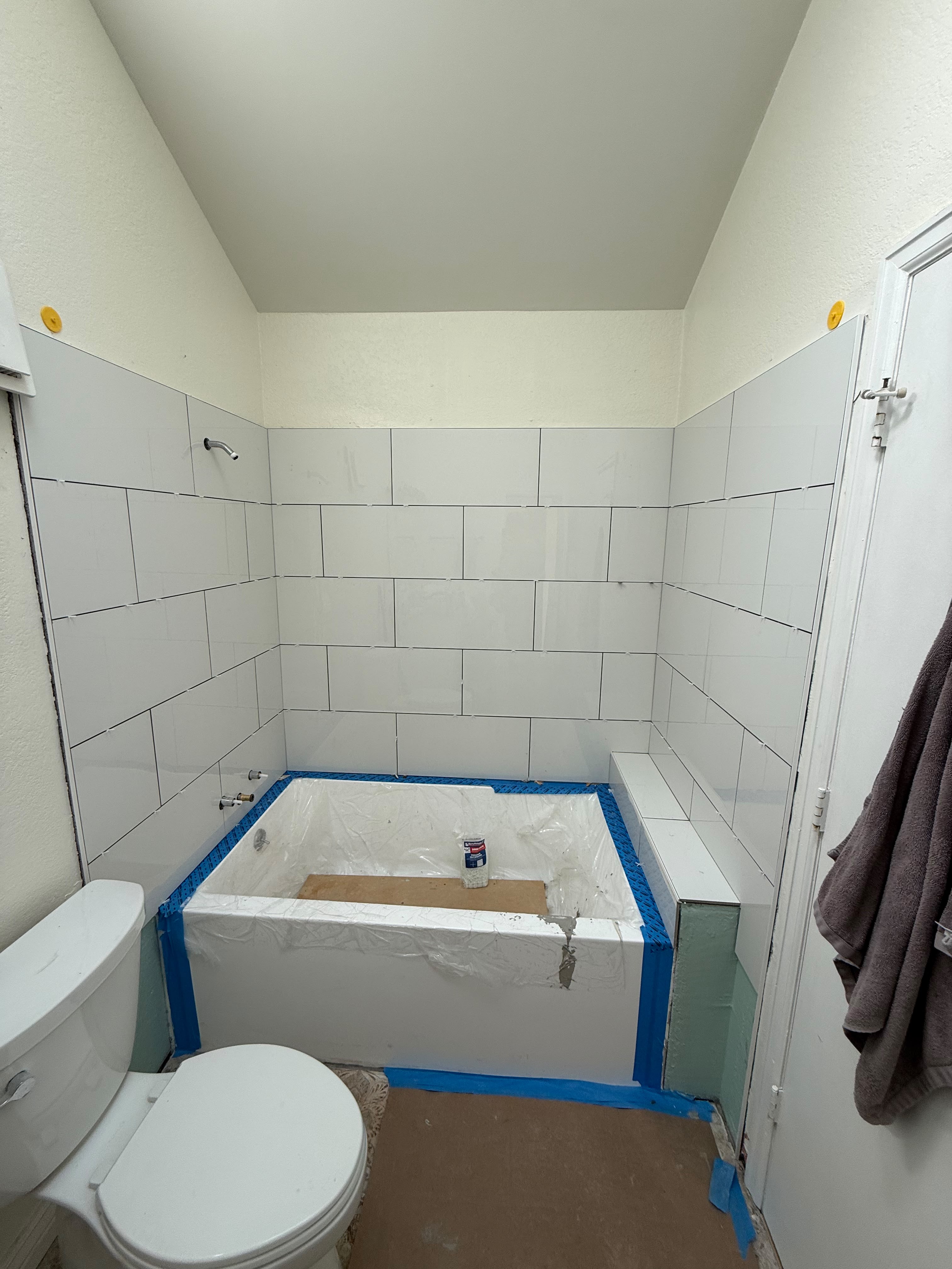 Bathroom remodeling project