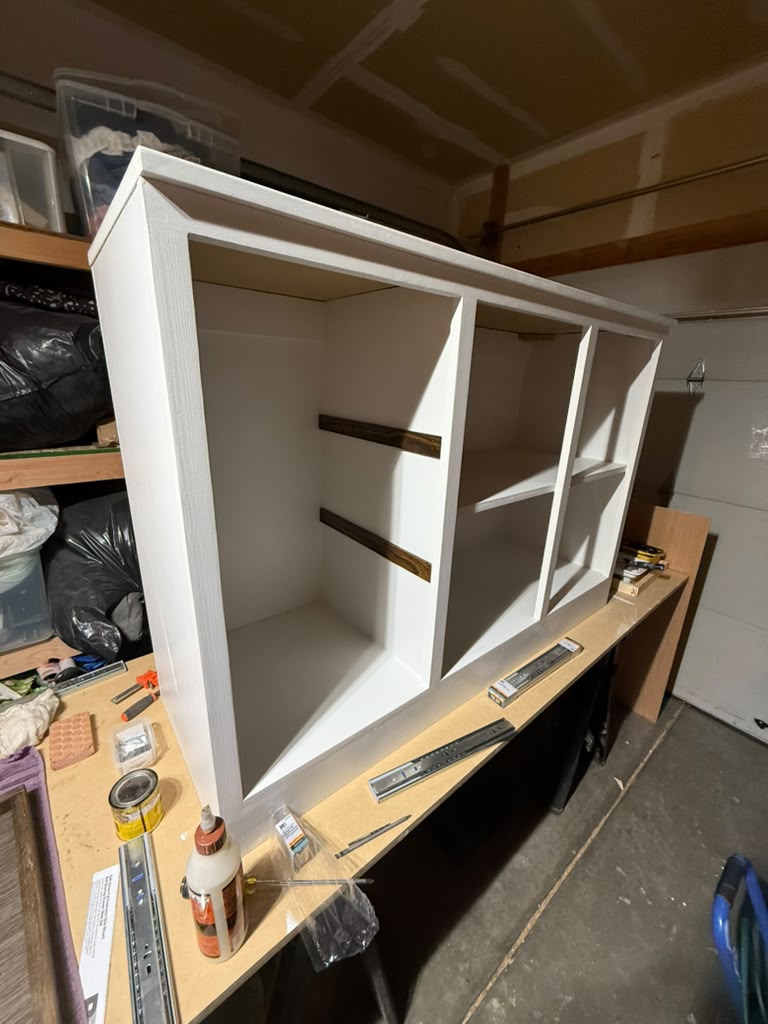 Cabinet installation project